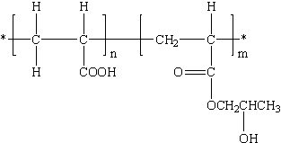 丙烯酸-丙烯酸羥丙酯共聚物 T-225 結(jié)構(gòu)式